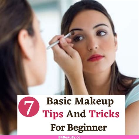 basic makeup tips and tricks.